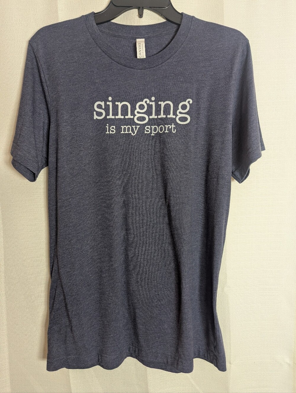 Bella Canvas Slate Heather Crewneck Tee